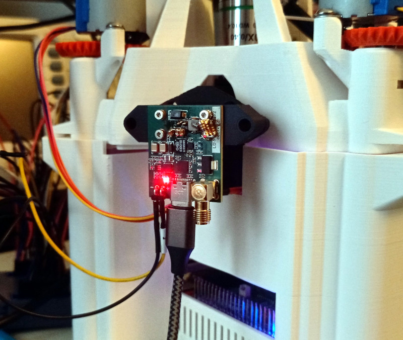 The Laser Driver Board mounted to the Fault Injection Platform