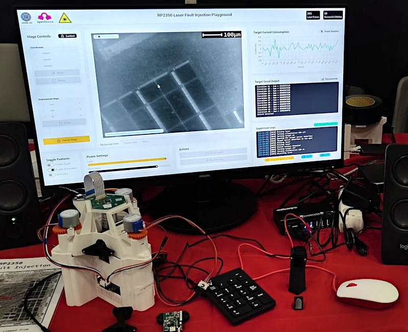 Laser Fault Injection on a Budget: DEFCON 33 Showcase